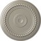 Ekena Millwork Alexandria Rope Ceiling Medallion (Fits Canopies up to 4 5/8"), 19 5/8"OD x 1 1/2"P, Pearl White CM18ALPWS - alternate 1